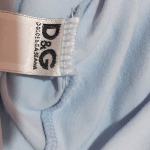 D&G authentic women's t-shirt used, size S-M, light blue