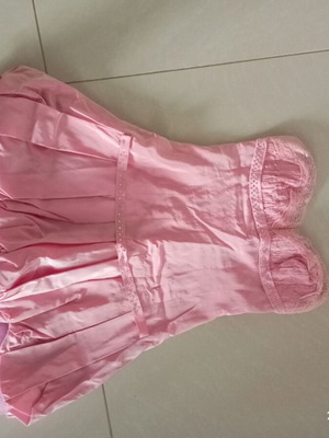 Mini cocktail dress like new, pink, tulle