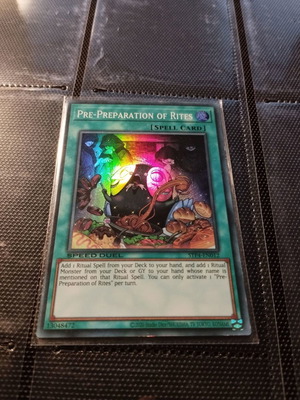 Pre-Preparation of Rites κάρτα Yu-Gi-Oh! μεταχειρισμένη, super rare
