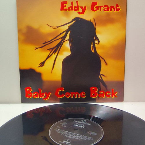 Eddy Grant Baby Come Back 12" vinyl maxi-single near mint, reggae