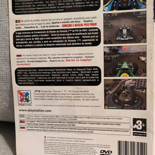 Formula One 2003 PS2 used