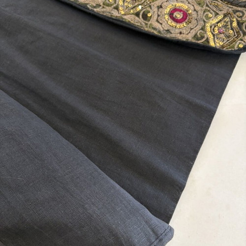 Vintage Indian Patchwork κεντημένο γιλέκο με παγιέτες boho φεστιβάλ σαν καινούργιο