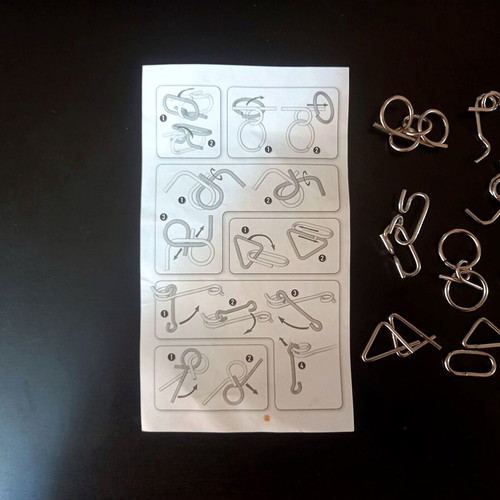 Metal Magic Schmidt metal puzzle set of 12 used