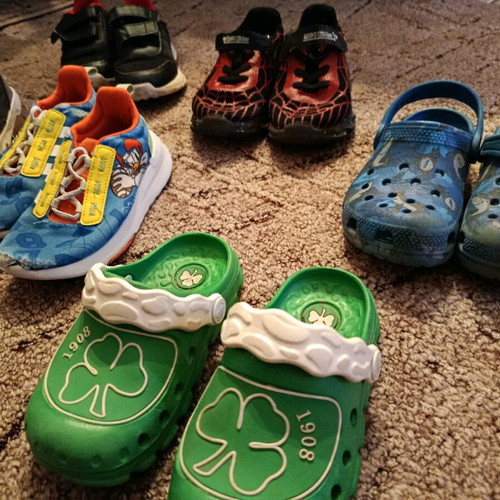 Children's shoes used multicolor, sizes 27-28