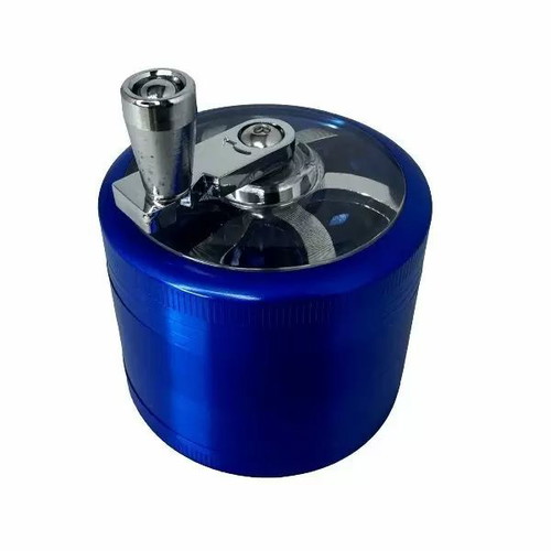Metal grinder with mill 45x60mm 3-position blue new