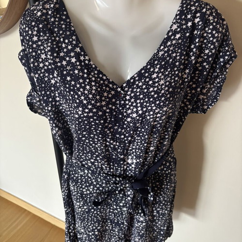 Tommy Hilfiger dress with star pattern and waist belt, new, size M