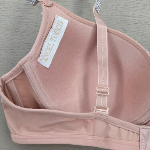 Angel Touch push-up bra nude with strass, like new