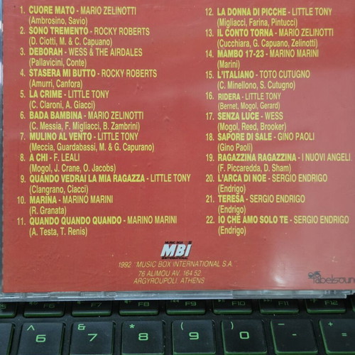 Ciao CD used, unforgettable Italian pop hits 1992