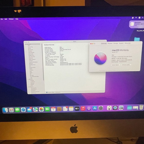 iMac 21.5” Late 2015 used without keyboard and mouse