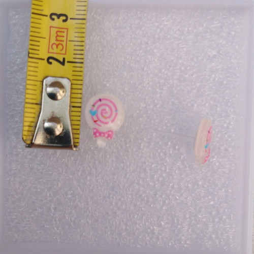 Sanrio earrings set of 2 pairs hypoallergenic, multicolor