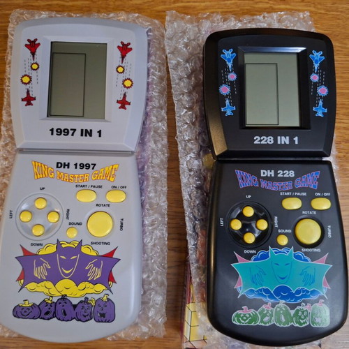 Brick Game King Master Game Retro Handheld Console Set of 2 new