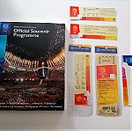  2004 ολυμπιακοί αγώνες souvenir program+5 εισιτήρια παραολυμπιακοί αγώνες 2004