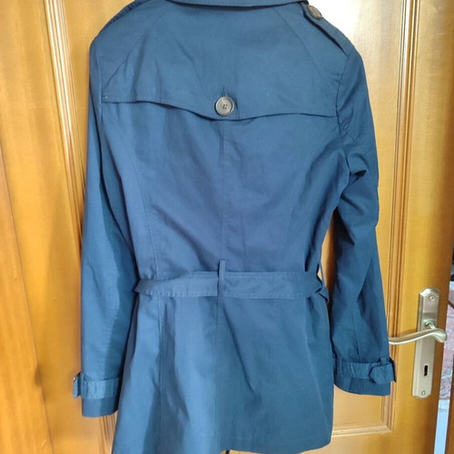 Stradivarius trench coat Large dark blue like new