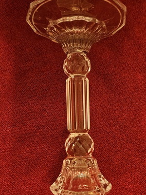 Small candlestick new with beautiful carvings