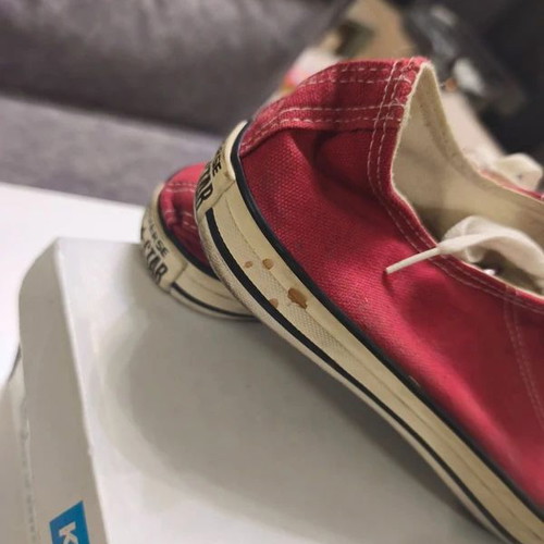 Converse All Star sneakers used, size 40, burgundy
