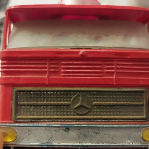 Vintage Fire Truck used, Greek made with batteries