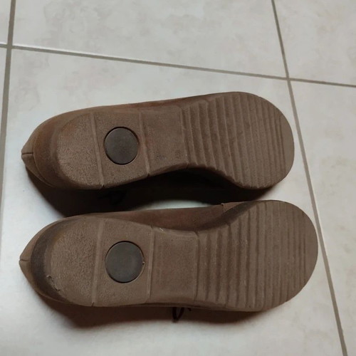 Marila brown suede moccasin loafers, size 37