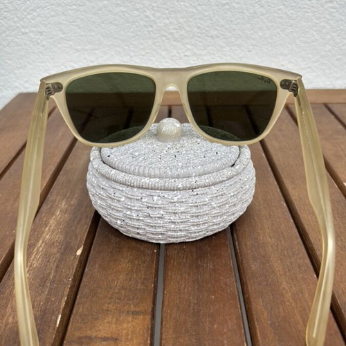 Ray Ban Wayfarer II sunglasses used, blue lenses