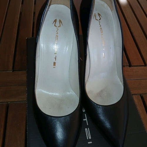 Mourtzi Black Classic Pumps used, heel height 11cm