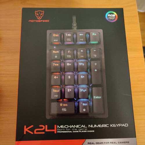 Mechanical Numpad MOTOSPEED K23 with RGB, new