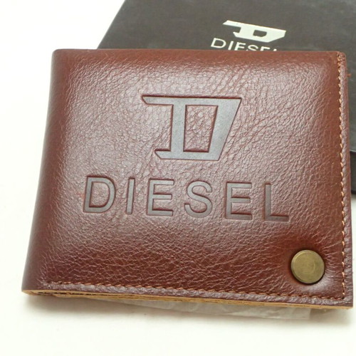 Leather wallet Diesel brown new in box
