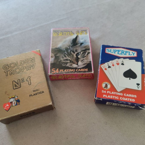 Classic Playing Cards Set including Rare Cats Pack like new