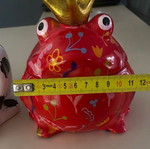 Decorative frog biscuit jar new
