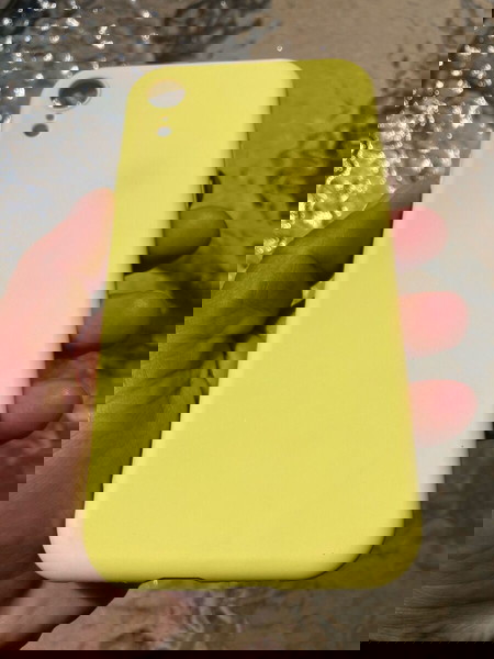 IPhone XR. New! Yellow Premium quality Θήκη σιλικόνης.