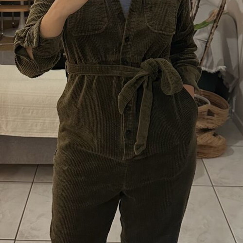 Maternity jumpsuit La Redoute Collections like new, khaki, size 36