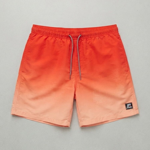 Russell Athletic Ombre men's swim shorts, orange, size XL