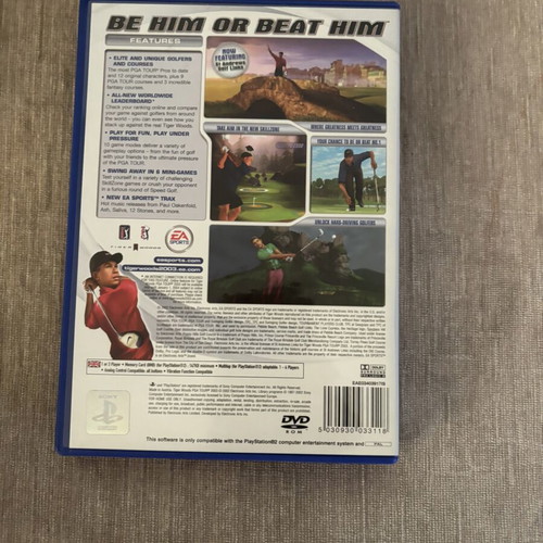 Tiger Woods PGA Tour 2003 PlayStation 2 game used, English full