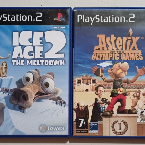 PS2 Games Set of 2 used, Ice Age 2 and Asterix at the Olympic Games