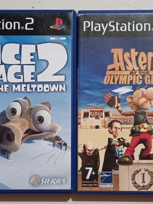 PS2 Games Set of 2 used, Ice Age 2 and Asterix at the Olympic Games