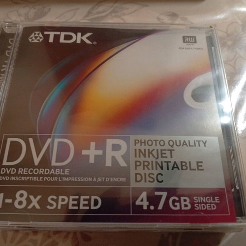 Tdk CD and DVD sealed pack of 3, new