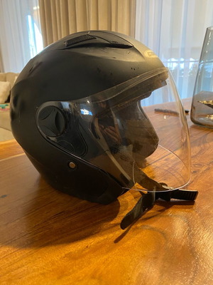 Κράνος Μαύρο Corsa CX-205 jet μεταχειρισμένο