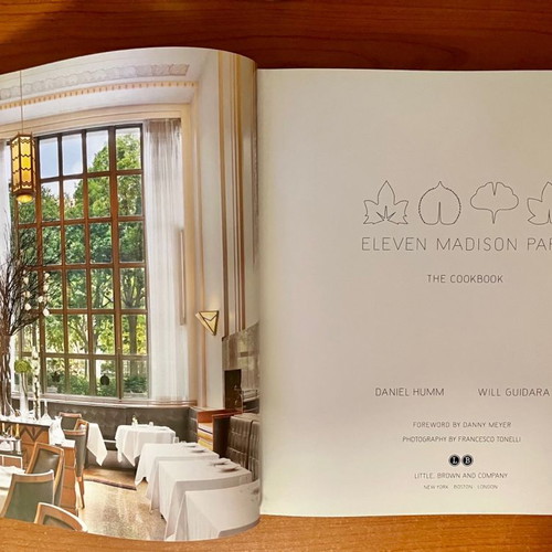 Eleven Madison Park Cookbook used, hardcover