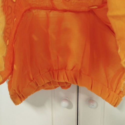 Zara orange crop top for girl 11-12 years used