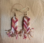 Handmade earrings used