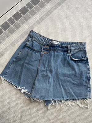 Zara blue skirt-shorts like new, size M