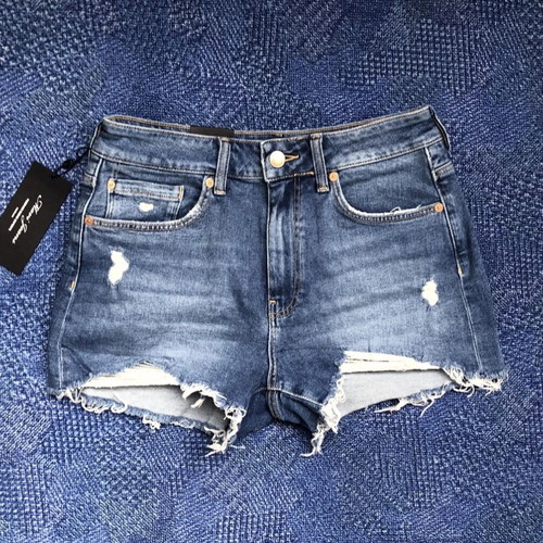 Mavi Roise Mid Short women's denim shorts new, size 28, blue