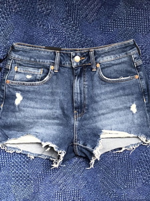 Mavi Roise Mid Short women's denim shorts new, size 28, blue