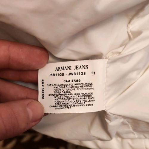 Armani Jeans Jacket New White