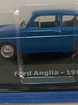 Unforgettable Cars Ford Anglia 1962 1:43 miniature new with magazine