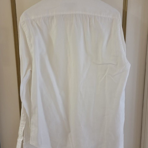 ZARA MAN Premium white dress shirt XL with cufflinks, Italian fabric