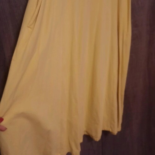 Makó dress like new, yellow with pockets
