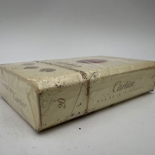 Cartier Santos Kings cigarette pack vintage sealed from 1980s Les Must de Cartier