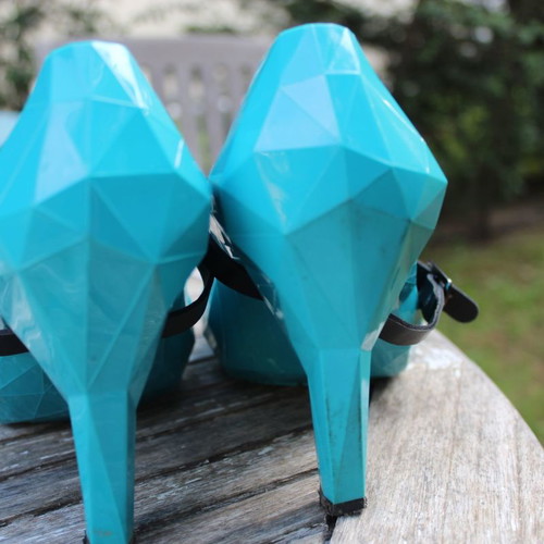 United Nude Lo Res shoes used, size 39, turquoise