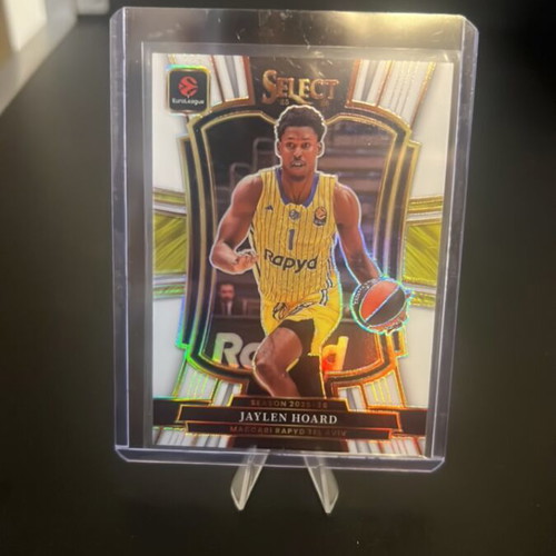 Jaylen Hoard Select Maccabi Tel Aviv Euroleague card new