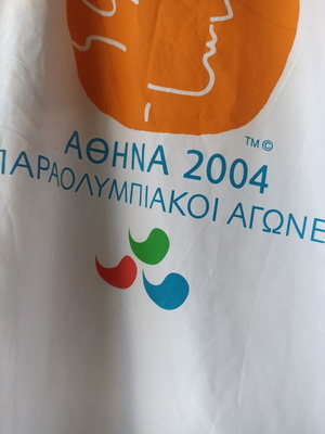 Adidas Collectible Windbreaker Jacket Athens 2004 Paralympic Games medium used