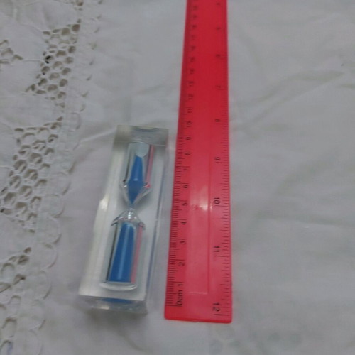 Sand timer 3 minutes blue like new